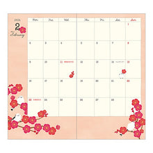 Midori 2026 Slim Pocket Diary (Monthly) Bird