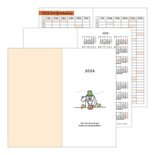 Midori 2026 Slim Pocket Diary (Monthly) Ojisan