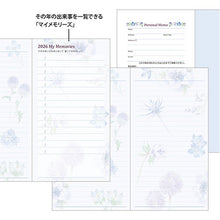 Midori 2026 Slim Pocket Diary (Monthly) Country Time Flower