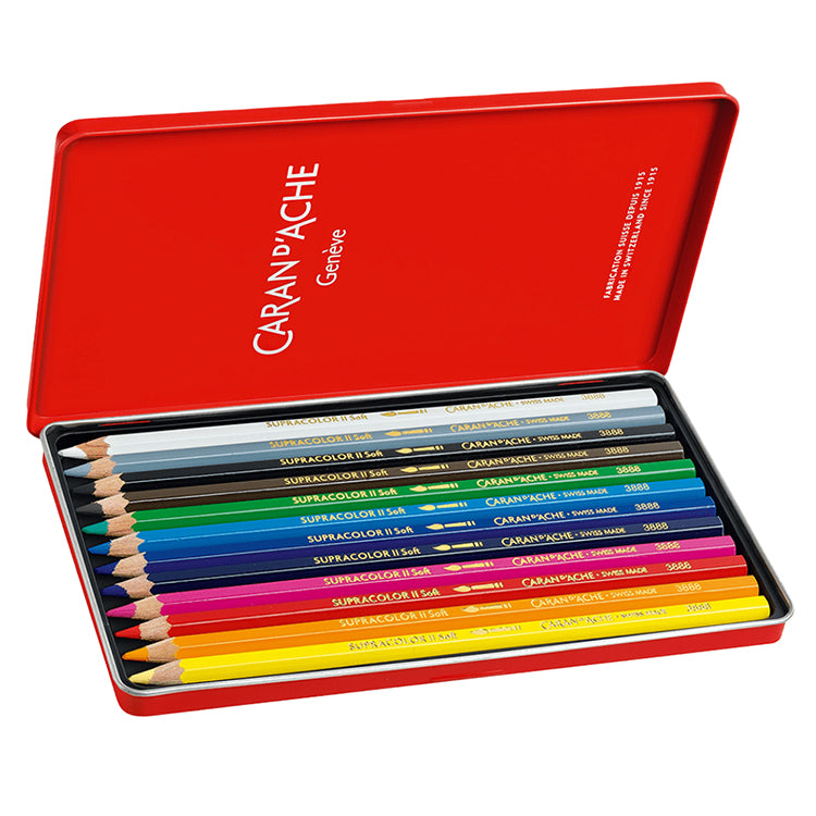 Caran d'Ache Supracolor Watersoluble Pencil Metal Box Sets – ARCH