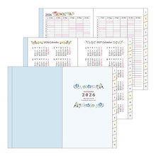 Midori 2026 A6 Pocket Diary Monthly/Weekly Country Time Flower