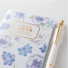 Midori 2026 B6 Pocket Diary Monthly/Weekly Country Time Flower