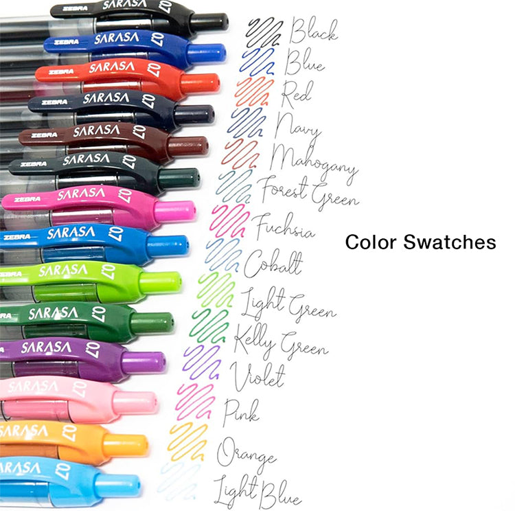 Zebra Sarasa Dry X20, 14 Count Set – ARCH Art Supplies