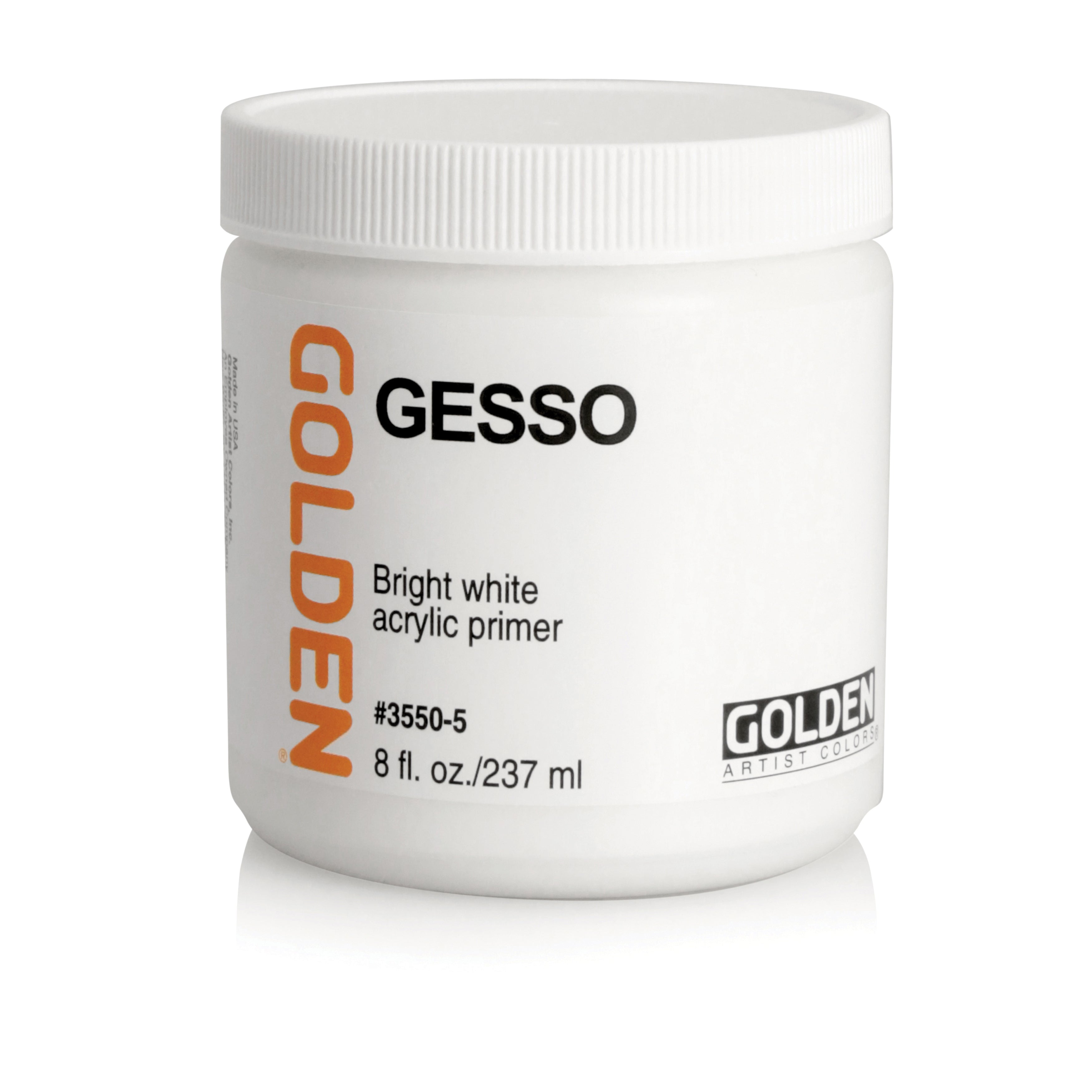 Acrylic Gesso (White) Water Base Non-Toxic Universal Gesso