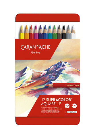 Caran d'Ache Supracolor Watersoluble Pencil Metal Box Sets – ARCH