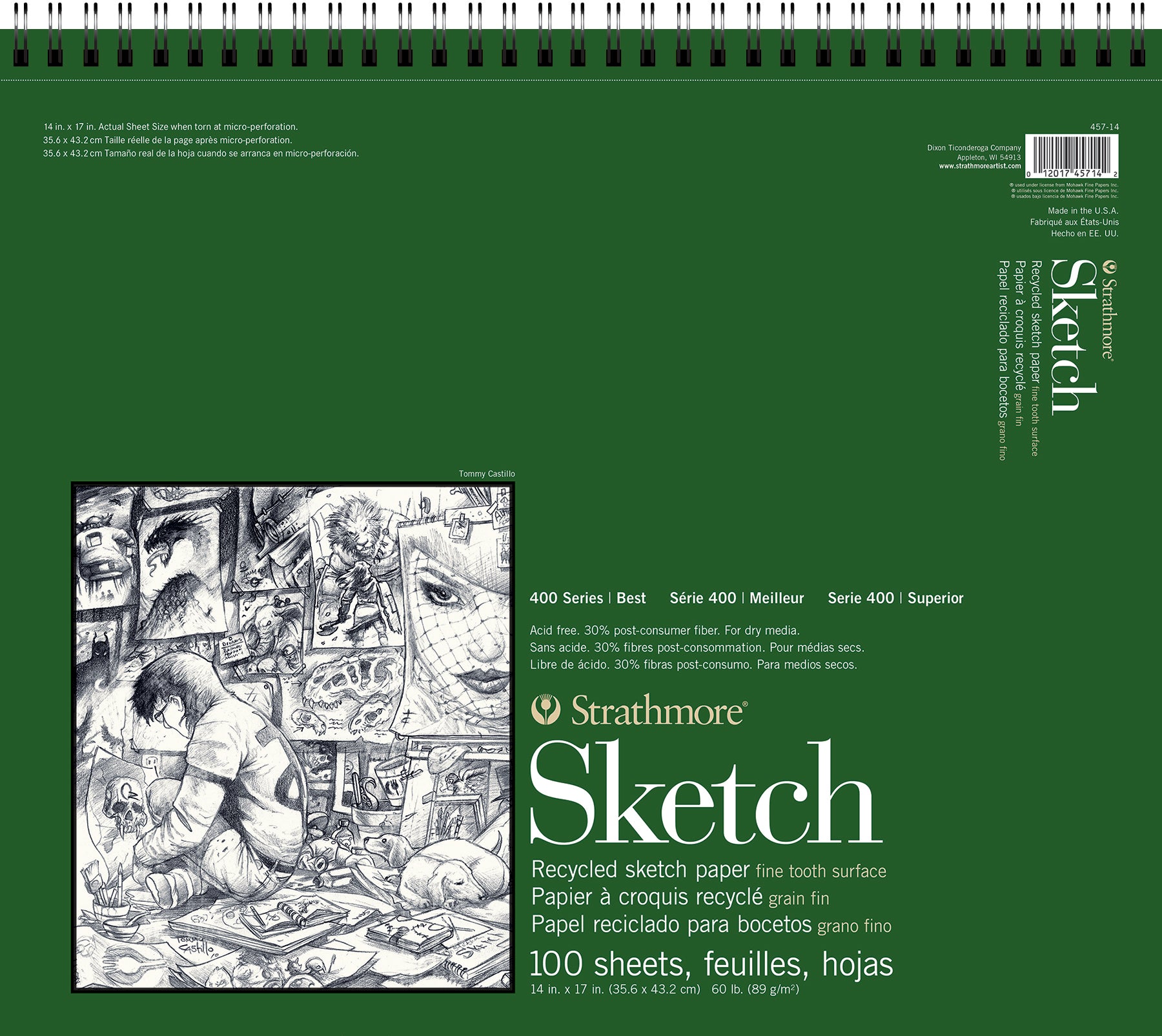 Strathmore Series 400 Premium Recycled Drawing Pads