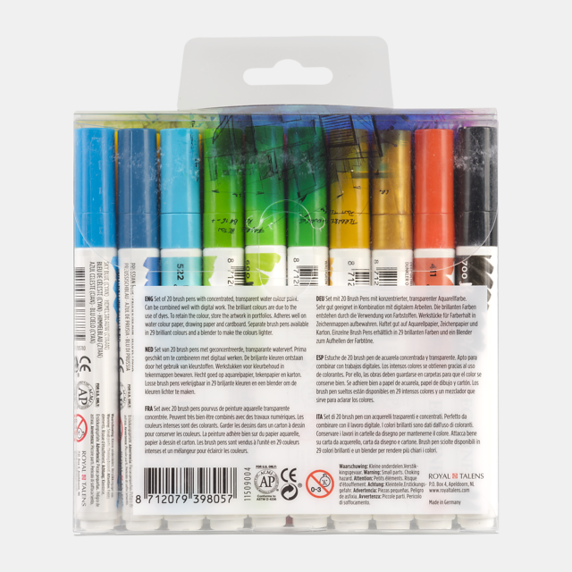 Talens Ecoline Watercolor Brush Pen Light Orange 236