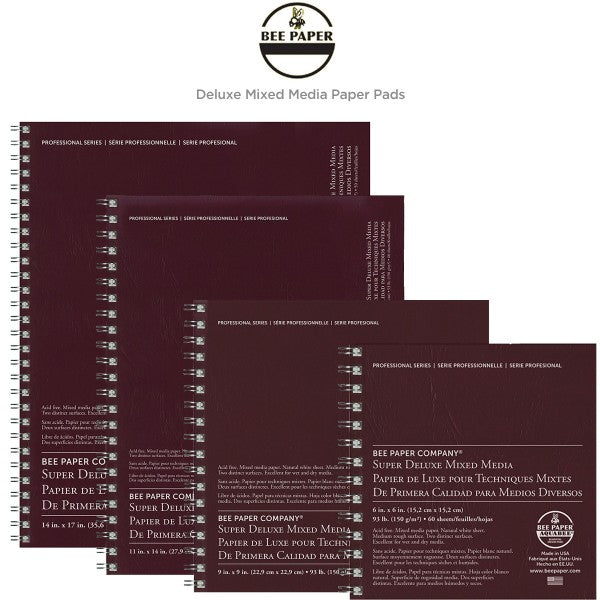 Bee Paper Company Super Deluxe Mixed Media Paper Pads ARCH Art Supplies