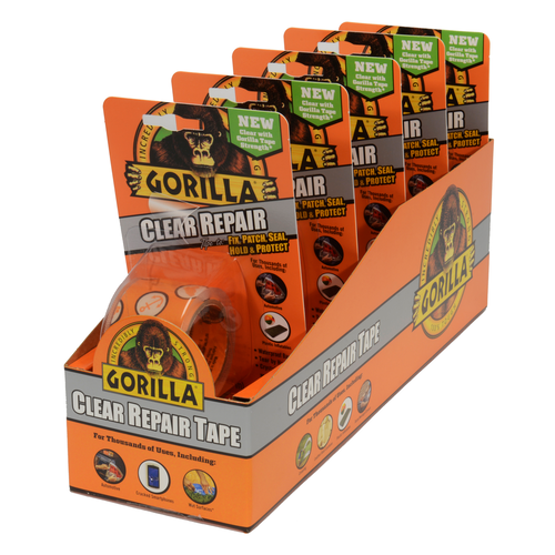 Gorilla Clear Tape 1.5"x 15' Roll ARCH Art Supplies