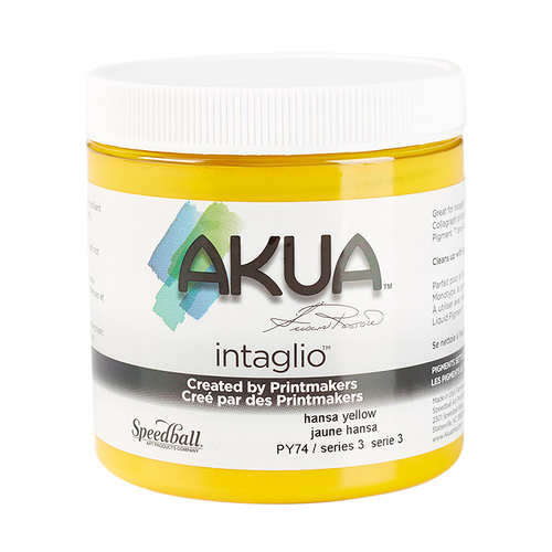 Inchiostro Akua Intaglio A Base Acqua - Barattolo Trasparente 226,8g - Per Incisione, Monotype, Collagraphy - Atossico, Lavabile, AP Seal - Speedball