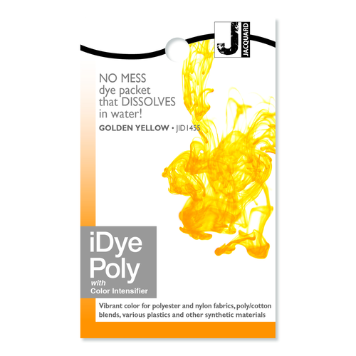 Jacquard iDye Poly Fabric Dye 14g-Yellow IPOLY-447 - GettyCrafts