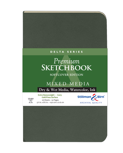 Stillman & Birn Delta Sketchbook - Softcover - 3.5 x 5.5