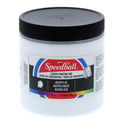 Speedball SB45027 Glo 'n Dark and Fluorescent Screen Printing Ink, 4 oz  Jars, Set of 4