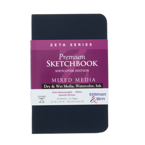 Stillman & Birn Zeta Series Softbound Sketchbooks in Various Sizes