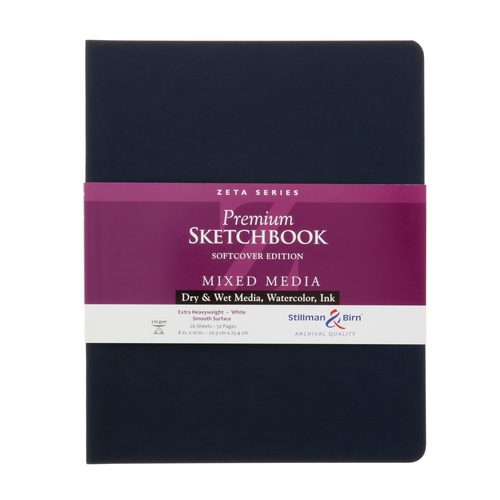 Stillman & Birn Zeta Series Softbound Sketchbooks in Various Sizes