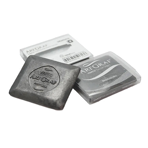 Art Graf Water-Soluble Tailors Chalk Square Disc - Carbon Black For Sewing, Quilting & Marking Fabric