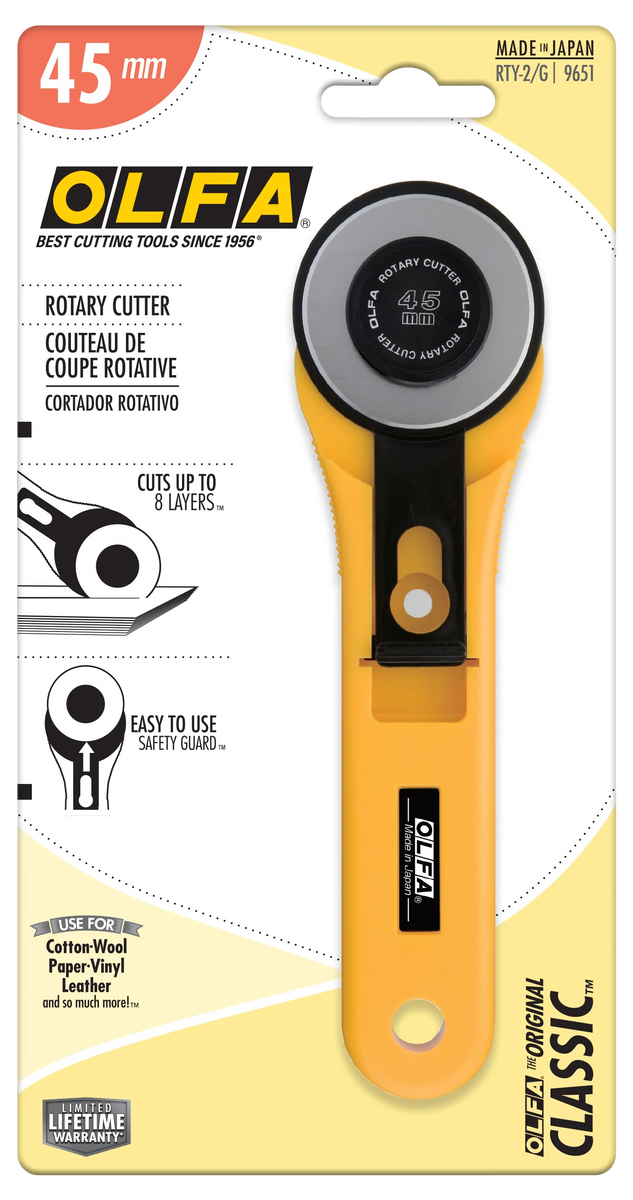 Olfa RTY-2/G Straight Handle Rotary Cutter 45mm – ARCH Art Supplies