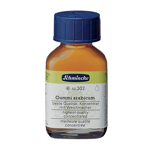 Schmincke Gomma Arabica Concentrata Per Acquerello E Guazzo - 60 Ml, Pronta All'Uso