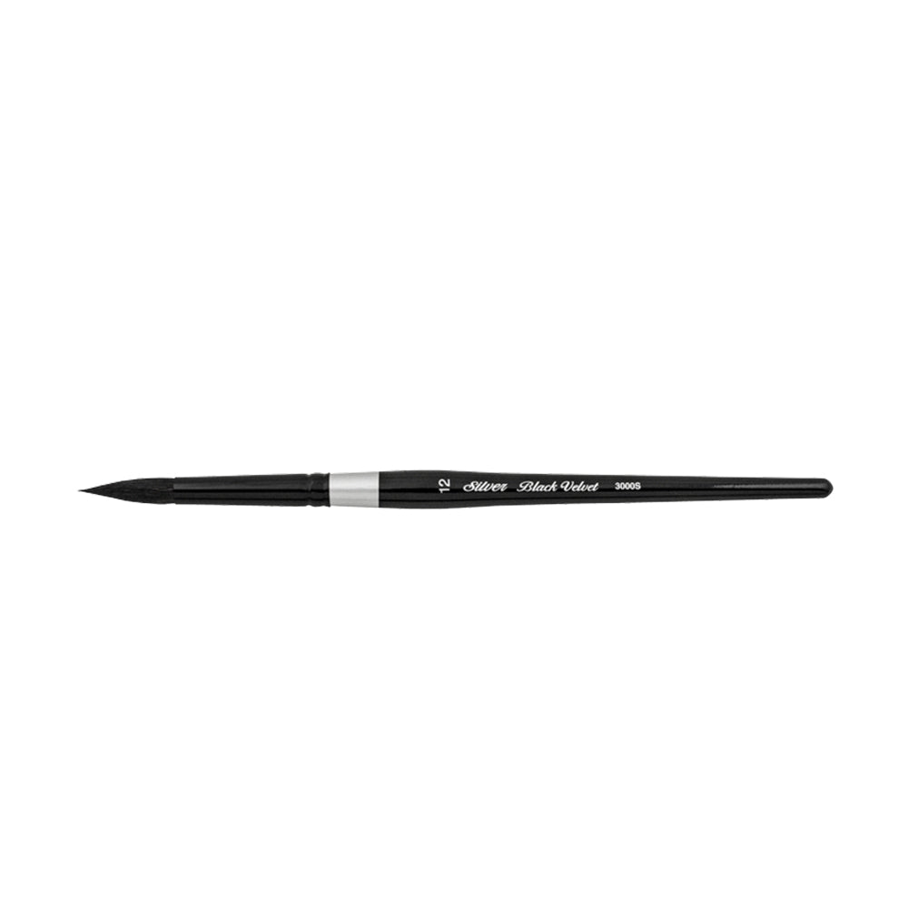 Silver Brush Black Velvet Watercolor Brush Dagger Striper 3/8