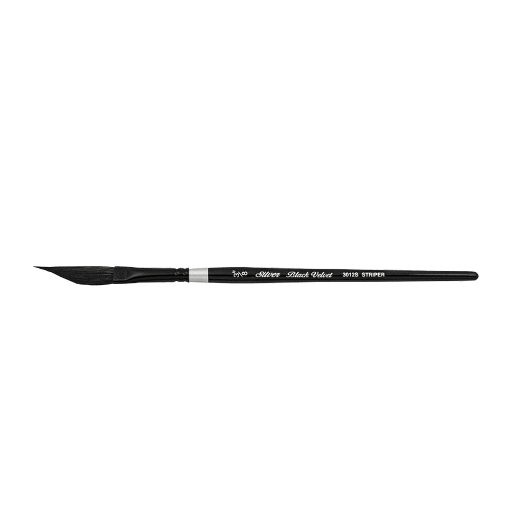 Silver Brush Limited 3012s3/8in Black Velvet Dagger Striper