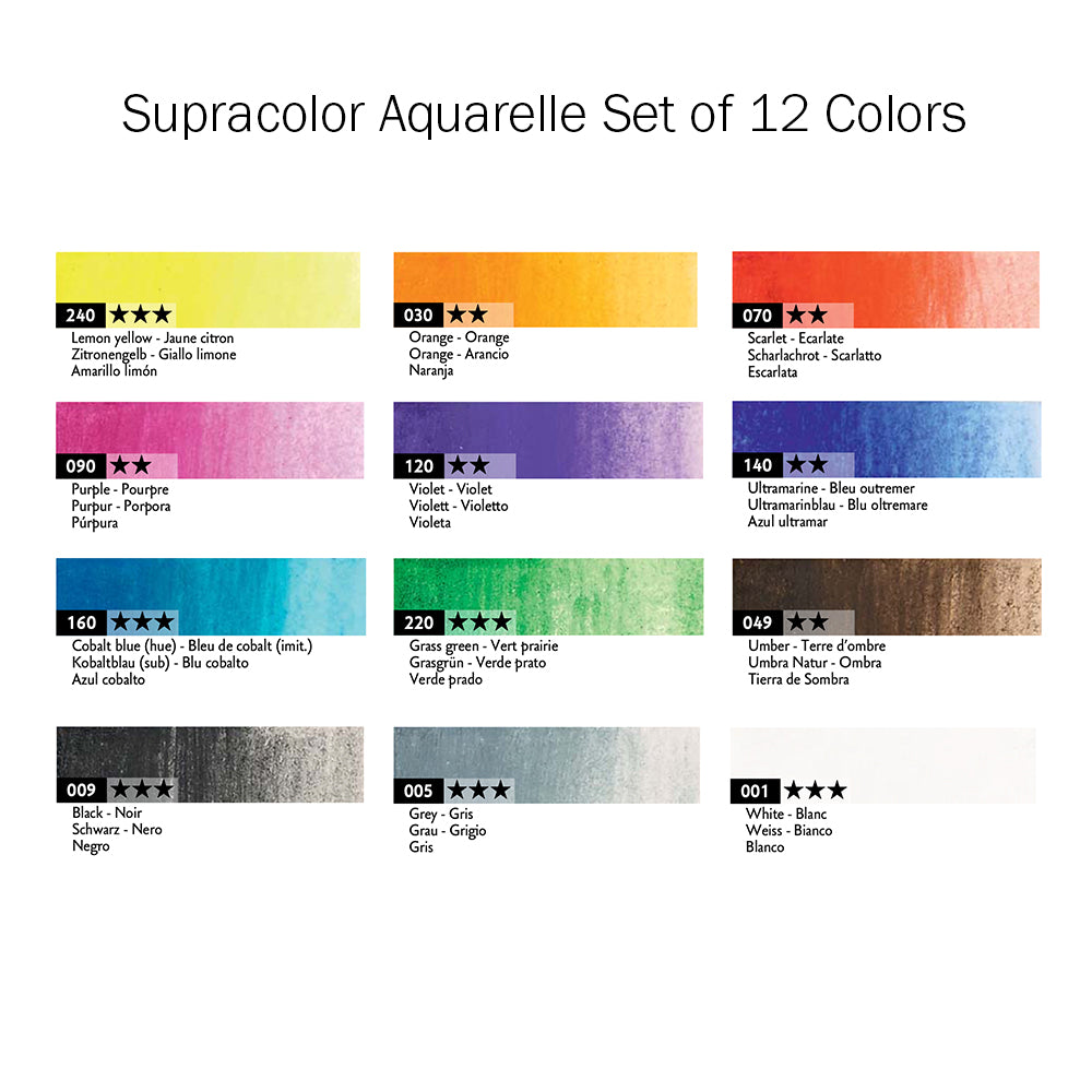 Box of 30 Colours SUPRACOLOR™ Aquarelle - $ 89.25