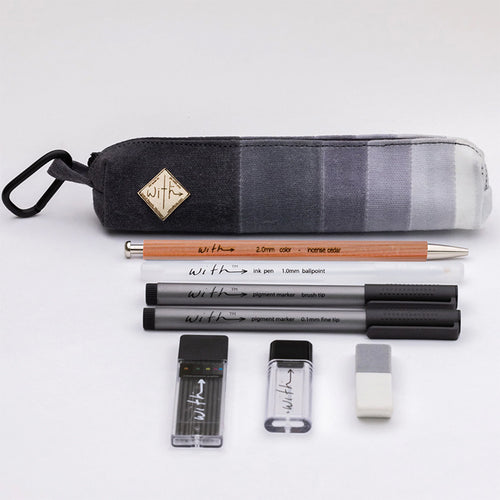 WITH Gray Scale Graphite & Pen Drawing Set