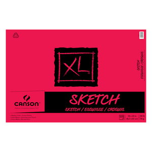 Canson XL Sketch Pad, 50lb 18x24"