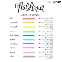 Zebra Mildliner Double-Sided Creative Highlighters, 10 count sets/ No. 78101 or No. 78501