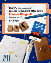 Jan. 22 ARCH After Hours Analog Planner Hangout