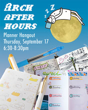 September 17: ARCH After Hours Planner Hangout