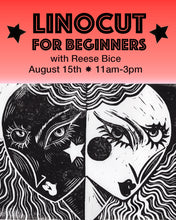 August 15: Linocut for Beginners with Reese Bice