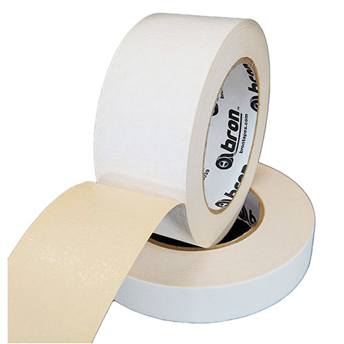 Bron Premium Clean Removal Double Sided Paper Tape, Various Sizes