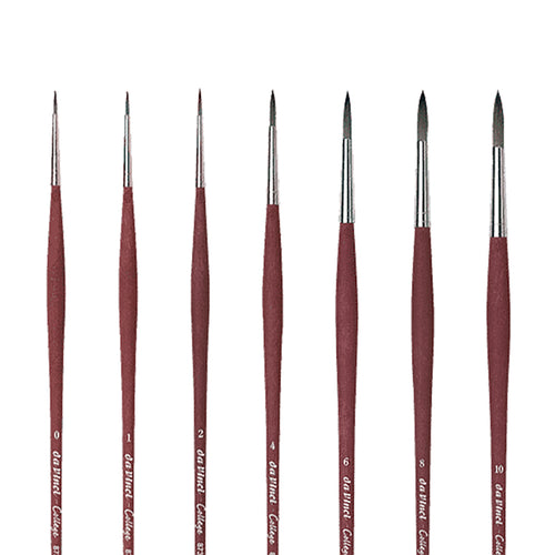 da Vinci College Round  Long Handle Brush Series