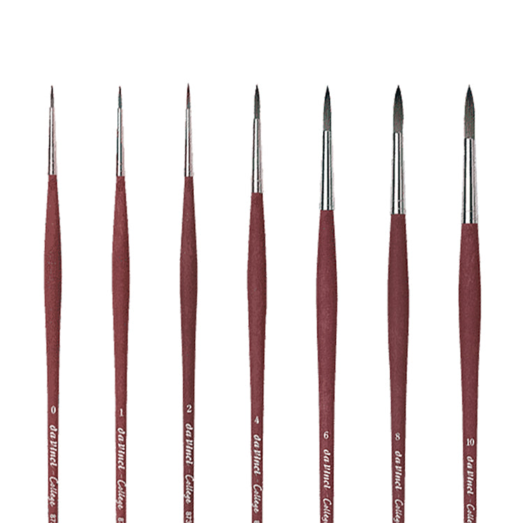 da Vinci College Round  Long Handle Brush Series