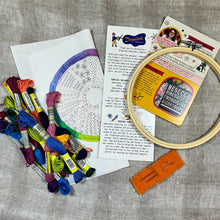 Dropcloth Color Wheel Embroidery Sampler Kit