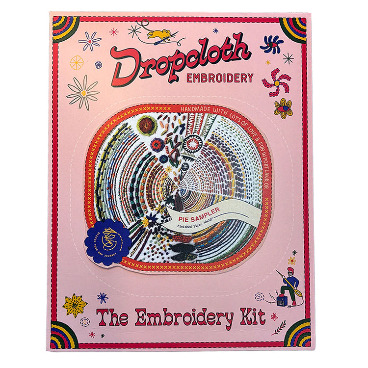 Dropcloth Pie Embroidery Sampler Kit