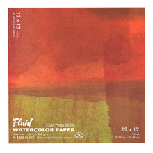 Fluid Watercolor Paper Cold Press Easy-Blocks