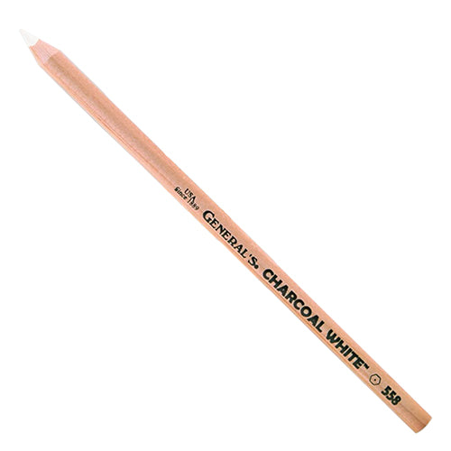 General's Charcoal White Pencil 558