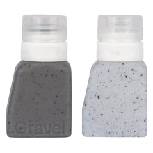 Gravel 3oz Bottles Two-Pack Clear Gray