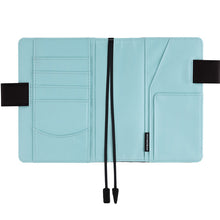 Hobonichi Techo Cover 2027, A6, Colors: Black x Clear Blue