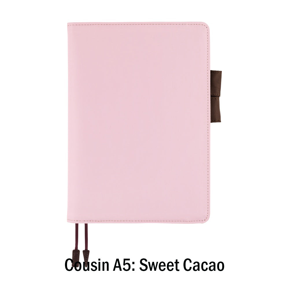 Hobonichi Techo Cousin Book and Cover, A5, Sweet Cacao