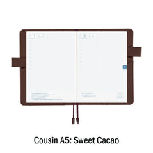 Hobonichi Techo Cousin Book and Cover, A5, Sweet Cacao