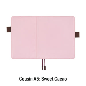 Hobonichi Techo Cousin Book and Cover, A5, Sweet Cacao