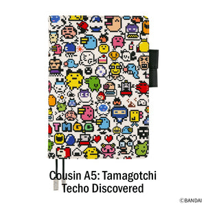 Hobonichi Techo Cousin Book and Cover, A5, Tamagotchi Techo Discovered!