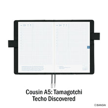 Hobonichi Techo Cousin Book and Cover, A5, Tamagotchi Techo Discovered!