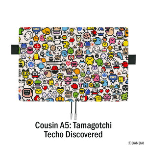 Hobonichi Techo Cousin Book and Cover, A5, Tamagotchi Techo Discovered!
