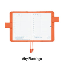 Hobonichi Original Book and Cover, A6, Airy Flamingo