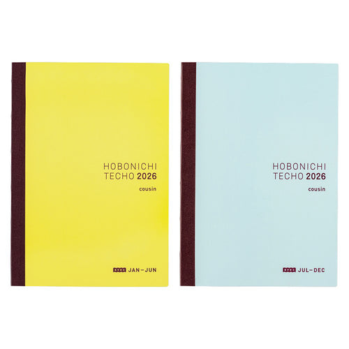 Hobonichi Techo Avec 2026, Cousin Two-Book Set, A5 (Japanese Version)