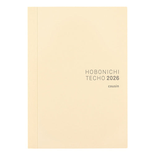 Hobonichi Techo 2026 Cousin Book, A5, (Japanese Version)