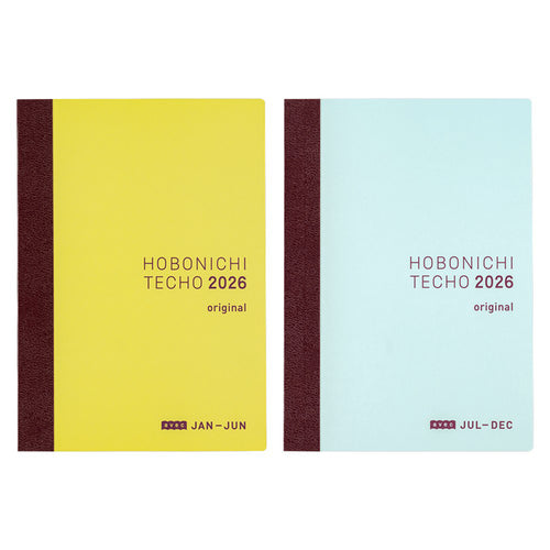Hobonichi Techo Avec 2026, Original Two-Book Set, A6 (Japanese Version)